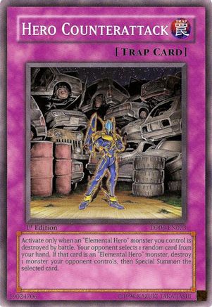 Hero Counterattack (DP06-EN023) - Duelist Pack 6: Jaden Yuki 3 Unlimited Duelist Pack 6: Jaden Yuki 3 Yugioh Single  Squirtle Squad Card Shop.