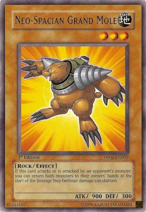 Neo-Spacian Grand Mole (DP06-EN002) - Duelist Pack 6: Jaden Yuki 3 1st Edition Duelist Pack 6: Jaden Yuki 3 Yugioh Single  Squirtle Squad Card Shop.