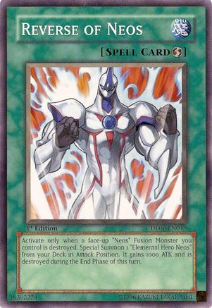 Reverse of Neos (DP06-EN015) - Duelist Pack 6: Jaden Yuki 3 1st Edition Duelist Pack 6: Jaden Yuki 3 Yugioh Single  Squirtle Squad Card Shop.
