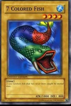 7 Colored Fish (GLD1-EN001) - Gold Series 2008 Limited Gold Series 2008 Yugioh Single  Squirtle Squad Card Shop.
