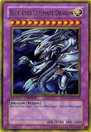 Blue-Eyes Ultimate Dragon (GLD1-EN028) - Gold Series 2008 Limited Gold Series 2008 Yugioh Single  Squirtle Squad Card Shop.