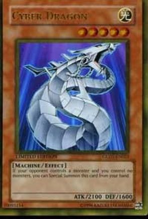 Cyber Dragon (GLD1-EN022) - Gold Series 2008 Limited Gold Series 2008 Yugioh Single  Squirtle Squad Card Shop.