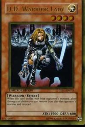 D.D. Warrior Lady (GLD1-EN015) - Gold Series 2008 Limited Gold Series 2008 Yugioh Single  Squirtle Squad Card Shop.