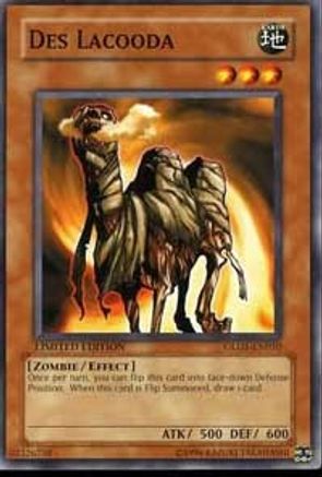 Des Lacooda (GLD1-EN010) - Gold Series 2008 Limited Gold Series 2008 Yugioh Single  Squirtle Squad Card Shop.