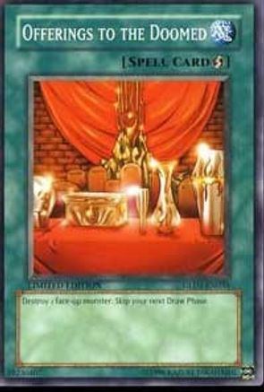 Offerings to the Doomed (GLD1-EN034) - Gold Series 2008 Limited Gold Series 2008 Yugioh Single  Squirtle Squad Card Shop.