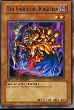 Old Vindictive Magician (GLD1-EN013) - Gold Series 2008 Limited Gold Series 2008 Yugioh Single  Squirtle Squad Card Shop.