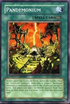 Pandemonium (GLD1-EN037) - Gold Series 2008 Limited Gold Series 2008 Yugioh Single  Squirtle Squad Card Shop.
