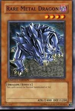 Rare Metal Dragon (GLD1-EN020) - Gold Series 2008 Limited Gold Series 2008 Yugioh Single  Squirtle Squad Card Shop.