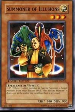 Summoner of Illusions (GLD1-EN004) - Gold Series 2008 Limited Gold Series 2008 Yugioh Single  Squirtle Squad Card Shop.
