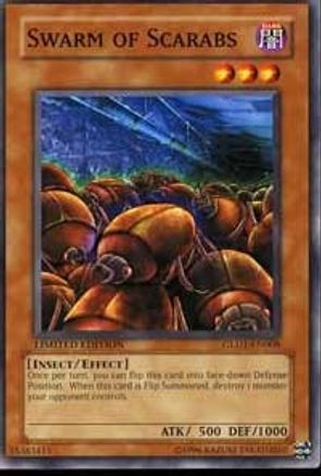 Swarm of Scarabs (GLD1-EN008) - Gold Series 2008 Limited Gold Series 2008 Yugioh Single  Squirtle Squad Card Shop.