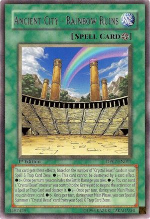 Ancient City - Rainbow Ruins (DP07-EN017) - Duelist Pack 7: Jesse Anderson 1st Edition Duelist Pack 7: Jesse Anderson Yugioh Single  Squirtle Squad Card Shop.
