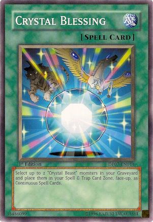 Crystal Blessing (DP07-EN014) - Duelist Pack 7: Jesse Anderson 1st Edition Duelist Pack 7: Jesse Anderson Yugioh Single  Squirtle Squad Card Shop.