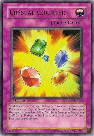 Crystal Counter (DP07-EN024) - Duelist Pack 7: Jesse Anderson 1st Edition Duelist Pack 7: Jesse Anderson Yugioh Single  Squirtle Squad Card Shop.