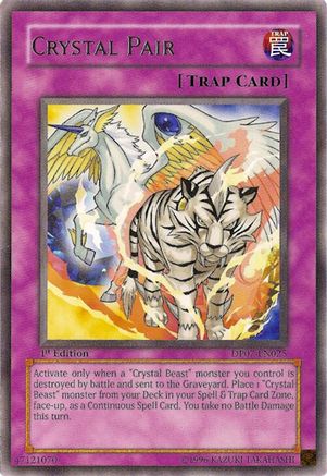 Crystal Pair (DP07-EN025) - Duelist Pack 7: Jesse Anderson 1st Edition Duelist Pack 7: Jesse Anderson Yugioh Single  Squirtle Squad Card Shop.