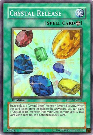 Crystal Release (DP07-EN019) - Duelist Pack 7: Jesse Anderson 1st Edition Duelist Pack 7: Jesse Anderson Yugioh Single  Squirtle Squad Card Shop.