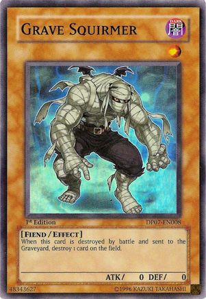 Grave Squirmer (DP07-EN008) - Duelist Pack 7: Jesse Anderson 1st Edition Duelist Pack 7: Jesse Anderson Yugioh Single  Squirtle Squad Card Shop.