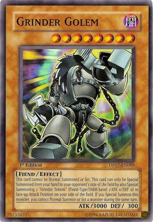 Grinder Golem (DP07-EN009) - Duelist Pack 7: Jesse Anderson Unlimited Duelist Pack 7: Jesse Anderson Yugioh Single  Squirtle Squad Card Shop.