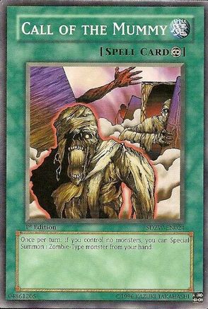 Call of the Mummy (SDZW-EN024) - Structure Deck: Zombie World 1st Edition Structure Deck: Zombie World Yugioh Single  Squirtle Squad Card Shop.