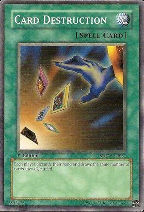 Card Destruction (SDZW-EN031) - Structure Deck: Zombie World 1st Edition Structure Deck: Zombie World Yugioh Single  Squirtle Squad Card Shop.