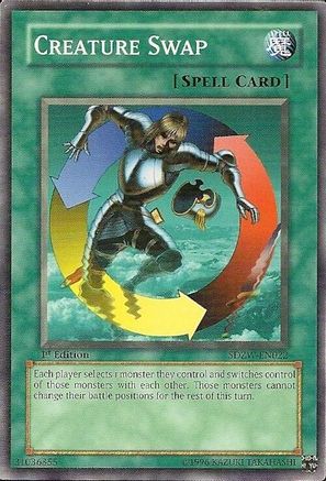 Creature Swap (SDZW-EN022) - Structure Deck: Zombie World 1st Edition Structure Deck: Zombie World Yugioh Single  Squirtle Squad Card Shop.