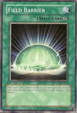 Field Barrier (SDZW-EN028) - Structure Deck: Zombie World 1st Edition Structure Deck: Zombie World Yugioh Single  Squirtle Squad Card Shop.