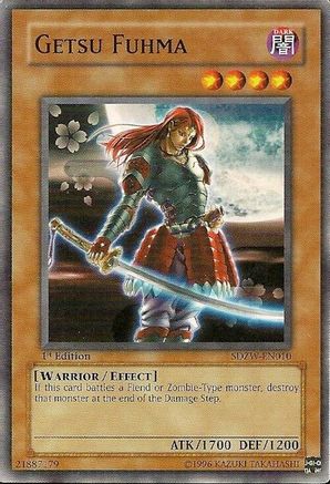 Getsu Fuhma (SDZW-EN010) - Structure Deck: Zombie World 1st Edition Structure Deck: Zombie World Yugioh Single  Squirtle Squad Card Shop.