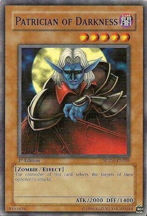Patrician of Darkness (SDZW-EN005) - Structure Deck: Zombie World 1st Edition Structure Deck: Zombie World Yugioh Single  Squirtle Squad Card Shop.