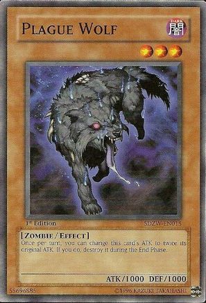 Plague Wolf (SDZW-EN015) - Structure Deck: Zombie World 1st Edition Structure Deck: Zombie World Yugioh Single  Squirtle Squad Card Shop.