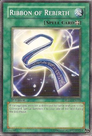 Ribbon of Rebirth (SDZW-EN030) - Structure Deck: Zombie World 1st Edition Structure Deck: Zombie World Yugioh Single  Squirtle Squad Card Shop.