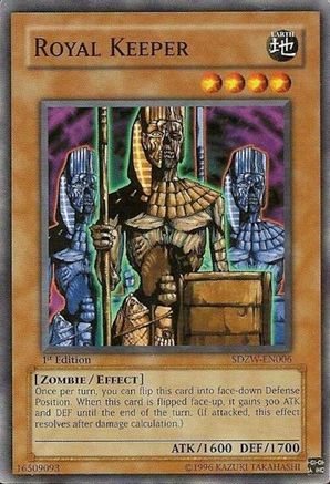 Royal Keeper (SDZW-EN006) - Structure Deck: Zombie World 1st Edition Structure Deck: Zombie World Yugioh Single  Squirtle Squad Card Shop.