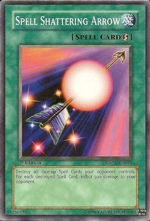 Spell Shattering Arrow (SDZW-EN018) - Structure Deck: Zombie World 1st Edition Structure Deck: Zombie World Yugioh Single  Squirtle Squad Card Shop.