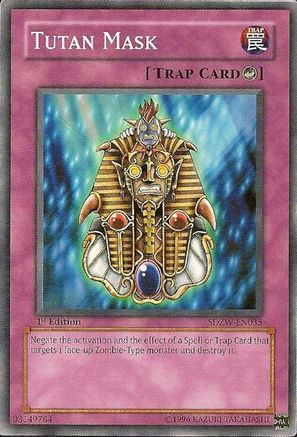 Tutan Mask (SDZW-EN035) - Structure Deck: Zombie World 1st Edition Structure Deck: Zombie World Yugioh Single  Squirtle Squad Card Shop.