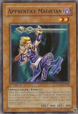 Apprentice Magician (SDSC-EN008) - Structure Deck: Spellcaster's Command Unlimited Structure Deck: Spellcaster's Command Yugioh Single  Squirtle Squad Card Shop.