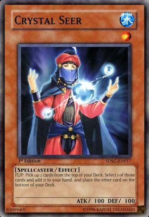 Crystal Seer (SDSC-EN017) - Structure Deck: Spellcaster's Command Unlimited Structure Deck: Spellcaster's Command Yugioh Single  Squirtle Squad Card Shop.
