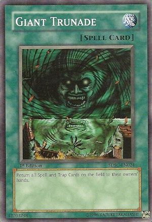 Giant Trunade (SDSC-EN024) - Structure Deck: Spellcaster's Command Unlimited Structure Deck: Spellcaster's Command Yugioh Single  Squirtle Squad Card Shop.