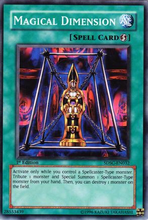 Magical Dimension (SDSC-EN032) - Structure Deck: Spellcaster's Command 1st Edition Structure Deck: Spellcaster's Command Yugioh Single  Squirtle Squad Card Shop.