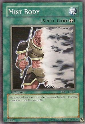 Mist Body (SDSC-EN022) - Structure Deck: Spellcaster's Command 1st Edition Structure Deck: Spellcaster's Command Yugioh Single  Squirtle Squad Card Shop.