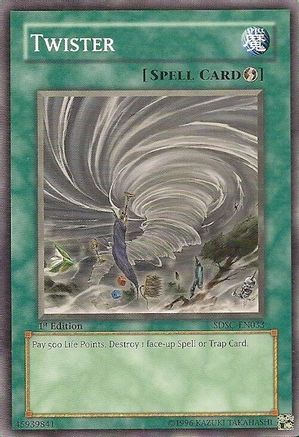 Twister (SDSC-EN033) - Structure Deck: Spellcaster's Command 1st Edition Structure Deck: Spellcaster's Command Yugioh Single  Squirtle Squad Card Shop.