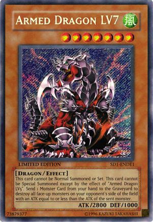 Armed Dragon Lv7 (SD1-ENDE1) - Structure Deck: Deluxe Edition Limited Structure Deck: Deluxe Edition Yugioh Single  Squirtle Squad Card Shop.