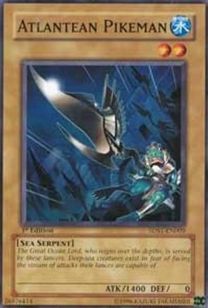 Atlantean Pikeman (5DS1-EN009) - 5D's 2008 Starter Deck Unlimited 5D's 2008 Starter Deck Yugioh Single  Squirtle Squad Card Shop.