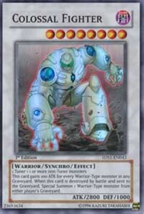 Colossal Fighter (SR) (5DS1-EN043) - 5D's 2008 Starter Deck 1st Edition 5D's 2008 Starter Deck Yugioh Single  Squirtle Squad Card Shop.