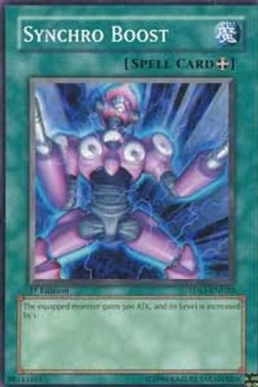 Synchro Boost (5DS1-EN020) - 5D's 2008 Starter Deck Unlimited 5D's 2008 Starter Deck Yugioh Single  Squirtle Squad Card Shop.