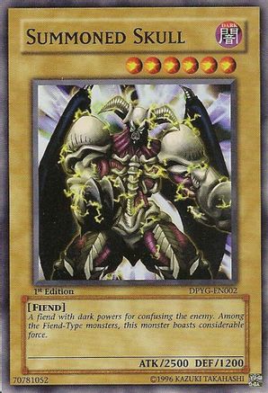 Summoned Skull (DPYG-EN002) - Duelist Pack: Yugi 1st Edition Duelist Pack: Yugi Yugioh Single  Squirtle Squad Card Shop.