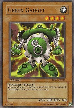 Green Gadget (DPYG-EN012) - Duelist Pack: Yugi 1st Edition Duelist Pack: Yugi Yugioh Single  Squirtle Squad Card Shop.