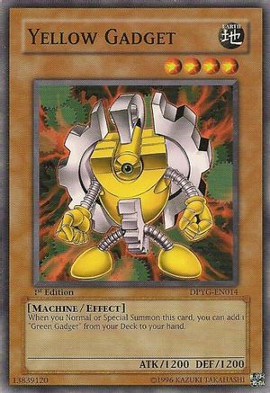 Yellow Gadget (DPYG-EN014) - Duelist Pack: Yugi Unlimited Duelist Pack: Yugi Yugioh Single  Squirtle Squad Card Shop.