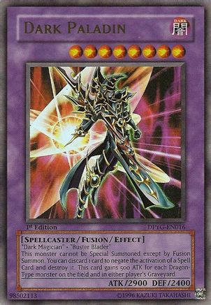 Dark Paladin (DPYG-EN016) - Duelist Pack: Yugi 1st Edition Duelist Pack: Yugi Yugioh Single  Squirtle Squad Card Shop.