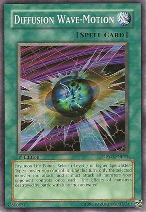 Diffusion Wave-Motion (DPYG-EN023) - Duelist Pack: Yugi 1st Edition Duelist Pack: Yugi Yugioh Single  Squirtle Squad Card Shop.