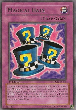 Magical Hats (DPYG-EN028) - Duelist Pack: Yugi Unlimited Duelist Pack: Yugi Yugioh Single  Squirtle Squad Card Shop.