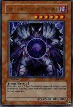 Caius the Shadow Monarch (SDDE-EN001) - Structure Deck: The Dark Emperor 1st Edition Structure Deck: The Dark Emperor Yugioh Single  Squirtle Squad Card Shop.