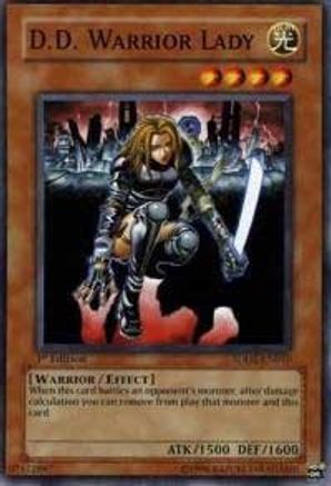 D.D. Warrior Lady (SDDE-EN010) - Structure Deck: The Dark Emperor Unlimited Structure Deck: The Dark Emperor Yugioh Single  Squirtle Squad Card Shop.